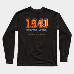 Mod.1 Arcade 1941 Counter Attack Flight Fighter Video Game Long Sleeve T-Shirt